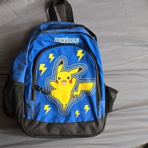 Blue and Black Kids Backpack